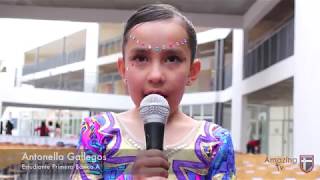 Ceremonia Mis primeros pasos en la lectura 2017 - Colegio Amazing Grace La Serena