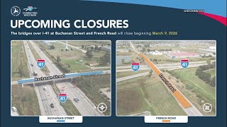 Road closures start Monday for I-41 construction