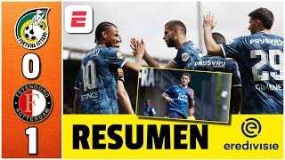 FEYENOORD de SANTIAGO GIMÉNEZ vence por la mínima a FORTUNA SITTARD en complicado duelo | Eredivisie
