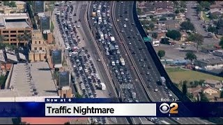 Nightmare Traffic Continues On 5 Freeway Following Deadly Accident