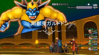 ドラクエ10　3/18剛獣鬼ガルドドンLV3　魔戦・賢者・賢者・デスマス　17分56秒40