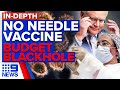 Coronavirus: Needle-free vaccines, National budget blackhole, PPE shortage | 9 News Australia