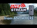 Livestream from ANYWHERE using your iPhone