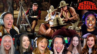 TOP "The Campfire Farting" Reactions! Blazing Saddles (1974) Movie Reaction *First Time Watching*