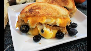 Brie and Blueberry Grilled Cheese Sandwich | It's Only Food w/ Chef John Politte
