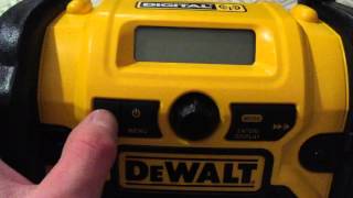 DeWalt XR DCR020-GB Compact DAB Radio 240V Review