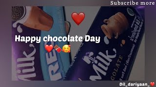 Happy Chocolate Day 🍫 / gf❤️bf / love status / | Chocolate Day Status /Valentine Day Status