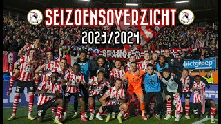 Seizoensoverzicht Sparta Rotterdam | Seizoen 2023 / 2024