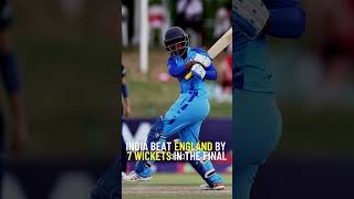 India Wins The Inaugural Women's U19 T20 World Cup