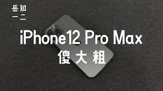 「没用的开箱体验」傻大粗的iPhone12ProMax，只说缺点