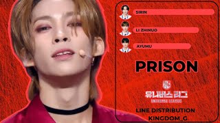 [UNIVERSE LEAGUE] | TEAM RHYTHM - BENCH | - Prison《 Line Distribution 》