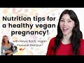 How to Have A Healthy VEGAN PREGNANCY | Q&A with a Registered Dietitian