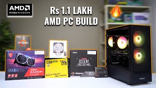 ALL AMD Rs 1.1 Lakh Gaming/Editing PC Build 2021 🔥