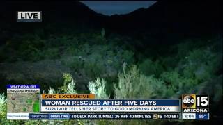 Woman rescued near Grand Canyon after being stranded for five days