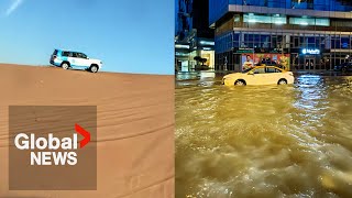 Dubai floods: Why was the desert city hit with a torrential downpour?