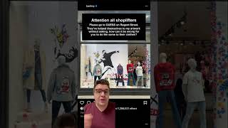 Banksy accuses Guess of COPYRIGHT INFRINGEMENT! …and then encourages THEFT?!