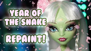 Making A Lunar New Year Snake Doll | REPAINT!