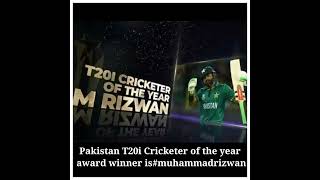 Pakistan T20i Cricketer Of The Year Award Winner Is Mohammad Rizwan 2022