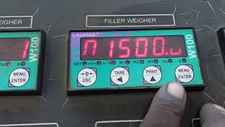 w100 laumas weight indicator analog seting