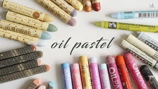 Oil Pastel : 크레파스와 오일파스텔 차이? 재료 소개와 제품 추천! 그림 보관법까지 Tip [NIA]