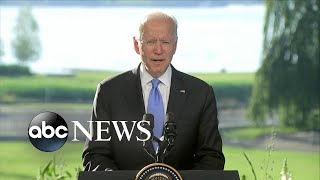 Biden holds press conference after meeting with Vladimir Putin