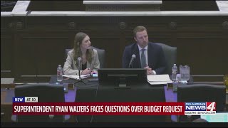 Superintendent Ryan Walters faces questions over budget request