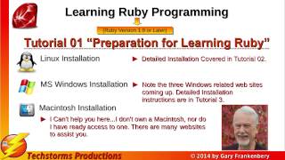 Ruby Programming Tutorial - Lesson 01 - Introduction