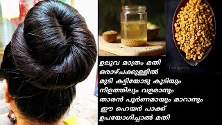 ഉലുവ മാത്രം മതി.. ഒരാഴ്ചക്കുള്ളിൽ മുടി കട്ടിയോടു കൂടിയും നീളത്തിലും വളരാൻ / Hair Growth Tip #shorts