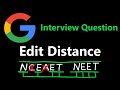 Edit Distance - Dynamic Programming - Leetcode 72 - Python