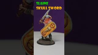 Skull Sword the brutal might of the Drunes. #slaine #wargaming #miniature