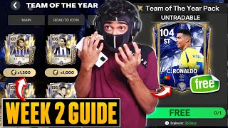 TOTY WEEK 2 is HERE!! DO THIS TO GET FREE  107 OVR REWARDS - FC MOBILE