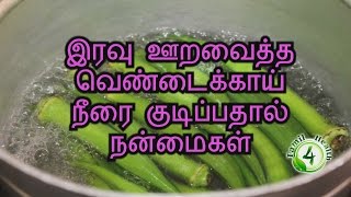 நீரில் ஊறவைத்த வெண்டைக்காயை சாப்பிடுவதால் கிடைக்கும் நன்மைகள்