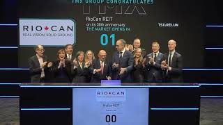 RioCan REIT Opens the Market Friday, January 19, 2024