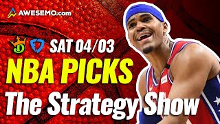 NBA DFS PICKS: DRAFTKINGS & FANDUEL DAILY FANTASY BASKETBALL STRATEGY | TODAY SATURDAY 4/3