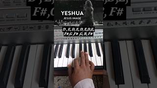 Yeshua-Jesus Image(easy piano tutorial)#shorts #gospel #worship