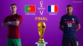 FIFA World Cup Final 2022 | Portugal Vs France | Mbappe Vs Ronaldo | Free Kick Goal | eFootball PES