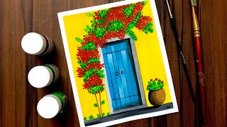 Poster Colour Painting for Beginners | Easy Painting Ideas | Poster Colour Painting Ideas