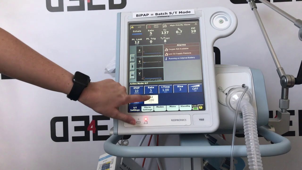 BiPAP CPAP Settings - YouTube