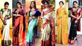 Latest Saree Design |Designer Silk Sarees|Kanjivaram Silk Saree design #saree#sarees#sareecollection