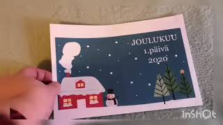 Adventtikalenteri luukku 1.12.2020