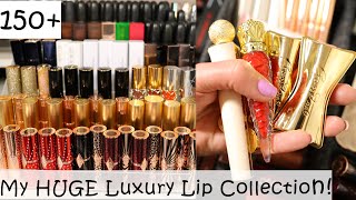 MY HUGE LUXURY LIP COLLECTION | Storage, Swatches \u0026 Favourites!