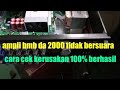 Cara memperbaiki amplifier BMB Da 2000 tidak keluar suara