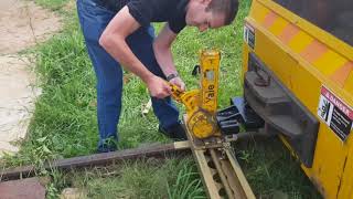 Trident SA Re-railing device for Goodman Locomotives