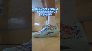 JORDAN ZION 3 PERFORMANCE REVIEW 💪🏼 #basketballshoes #jordan #zionwilliamson