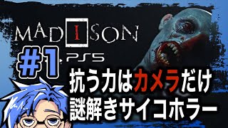 カメラ1つで悪魔に抗え。スイレンの[MADiSON]#1#マディソン#ホラーゲーム実況#ゲーム実況#雑談