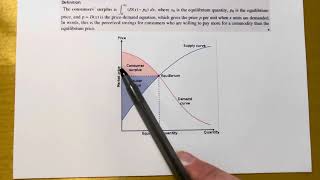 4.6 - Area Between Curves and Consumers’ and Producers’ Surplus (Part 2)