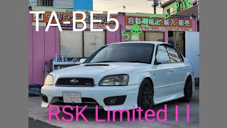 TA-BE5  ５速マニュアル ＲＳＫリミテッドＩスバル レガシィＢ４ 車両動画 TA-BE5 5-speed manual RSK Limited I Subaru Legacy B4