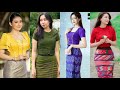 top stylish modern Burmese dresses|traditional dress of Myanmar|latest collection of Myanmar dress