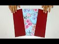 easy way to sew a shoulder bag into 2 parts #bagtutorial