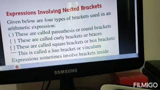 Explaining Nested Brackets